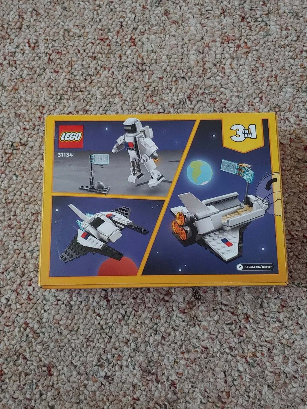 LEGO Creator 3 in 1 Space Shuttle & Spaceship Toys 31134